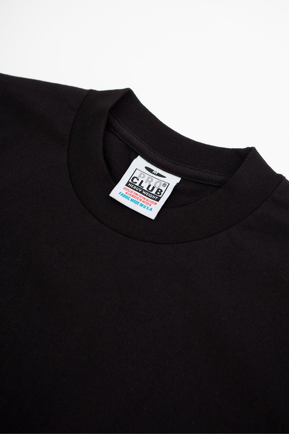 PROCLUB - Black Heavyweight T-shirt – suuupply